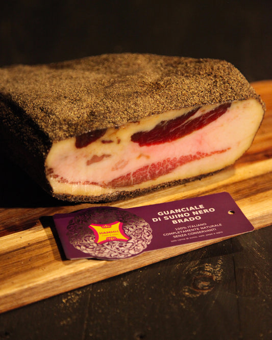 Guanciale di suino nero brado