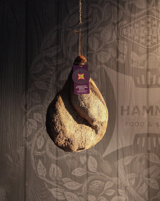 Boneless ham from wild black pigs