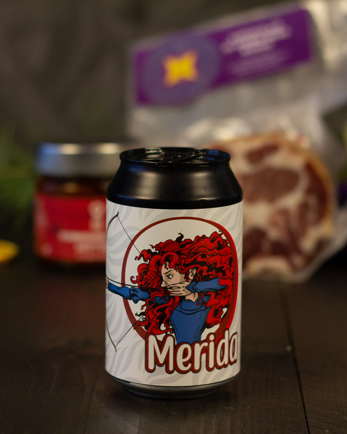 Box Natale Aperitivo al lago Hammm: Birra Vienna Lager Merida, in primo piano