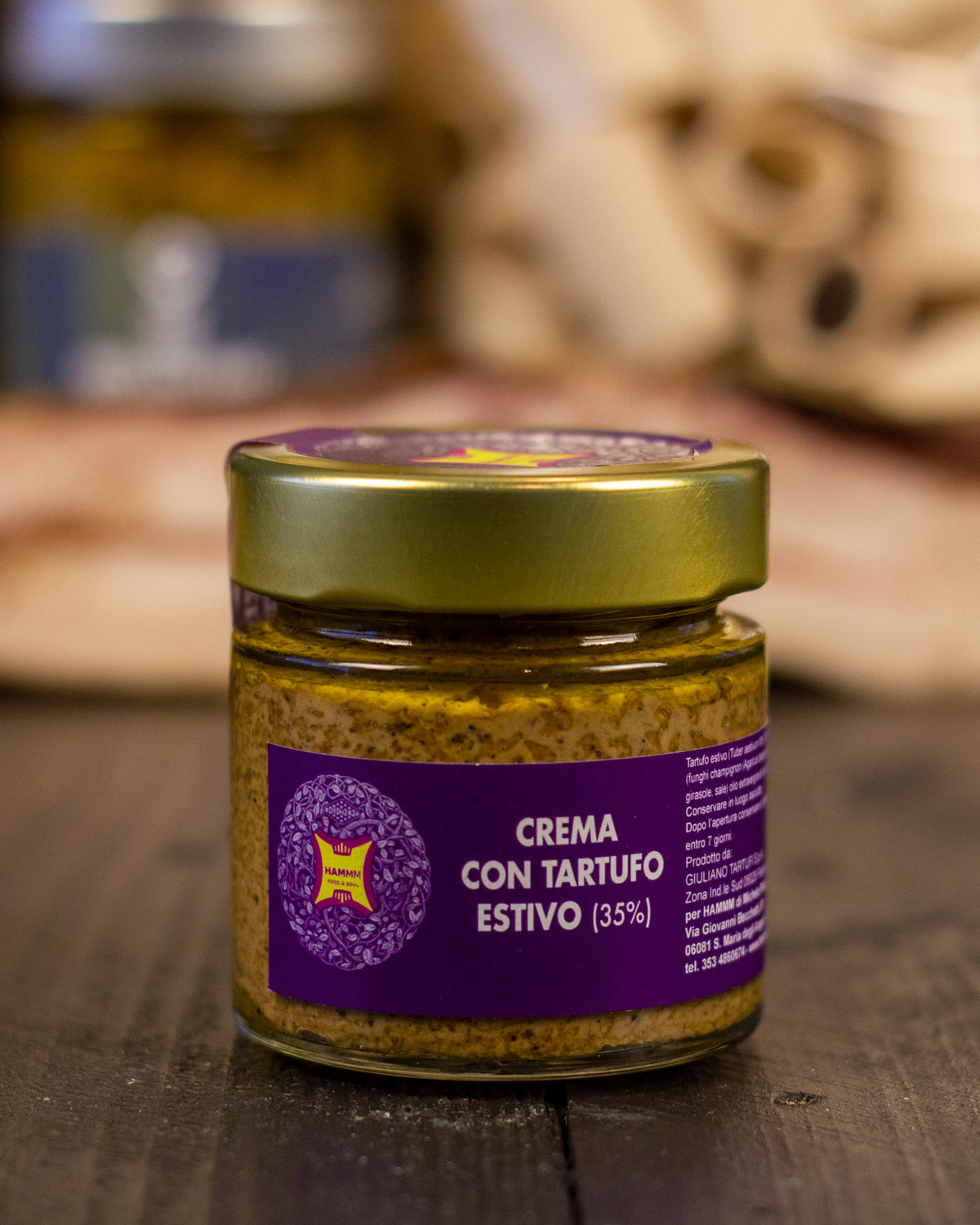Box Natale Cena in famiglia Hammm: Crema di tartufo estivo 35%, in primo piano