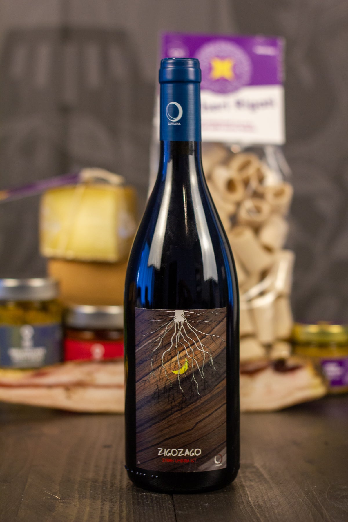 Box Natale Cena in famiglia Hammm: Vino rosso Zigozago, dettaglio