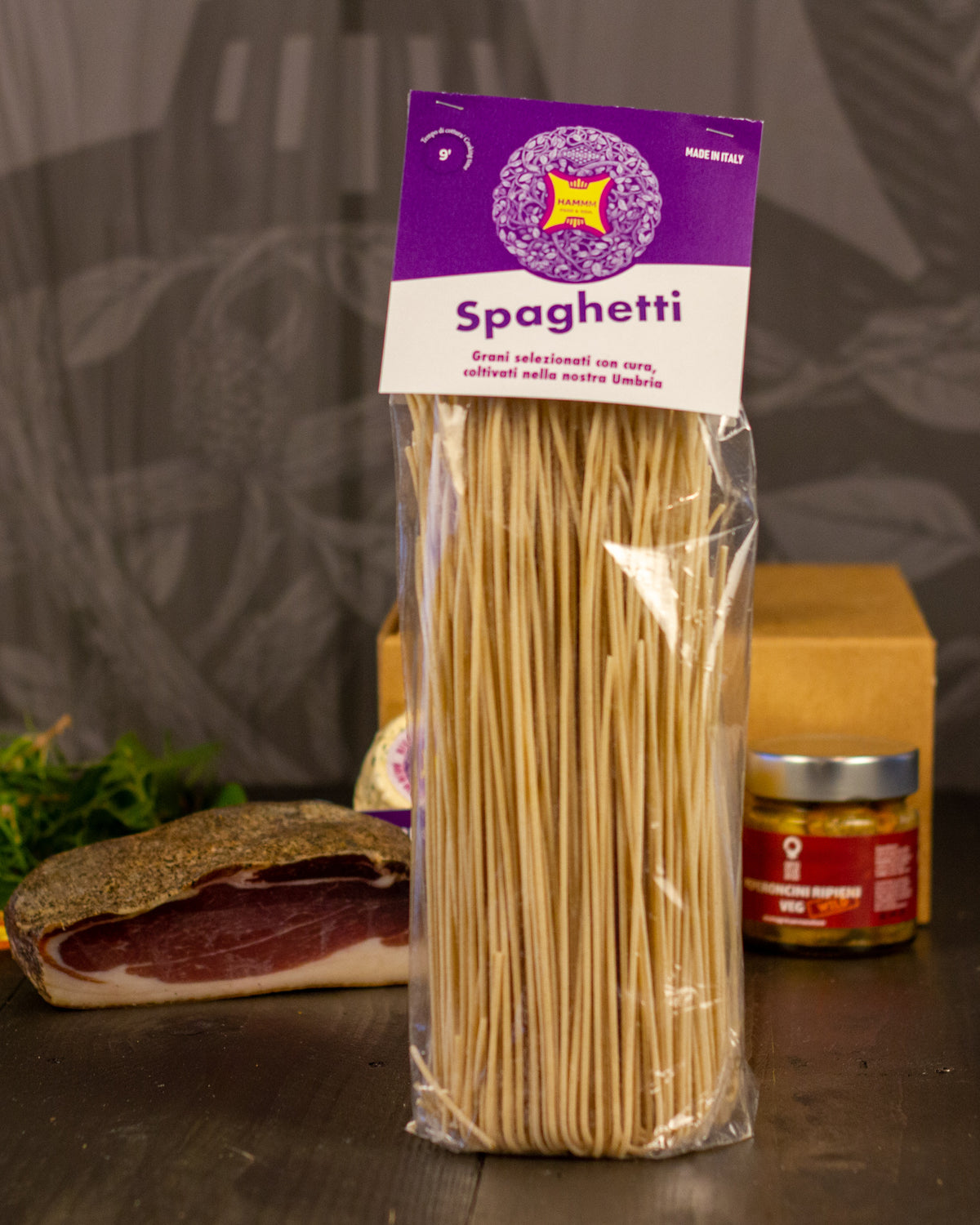 Box Natale Pranzo in famiglia Hammm: Spaghetti, in primo piano