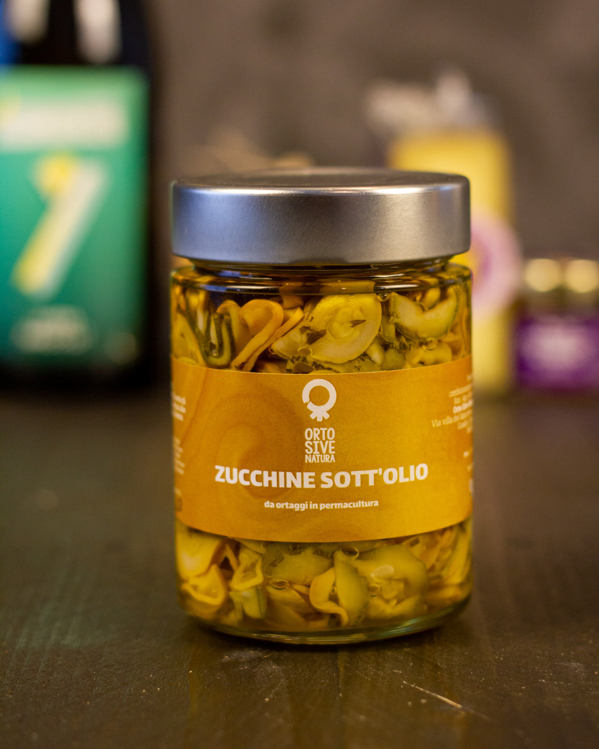 Box Natale Tagliere in compagnia Hammm: Zucchine sott'olio, dettaglio