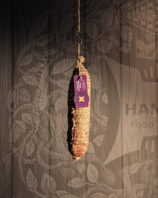 Capocollo des wilden schwarzen Schweins