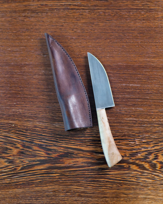 Coltello Artigianale Lama Corta per Salumi e Formaggi