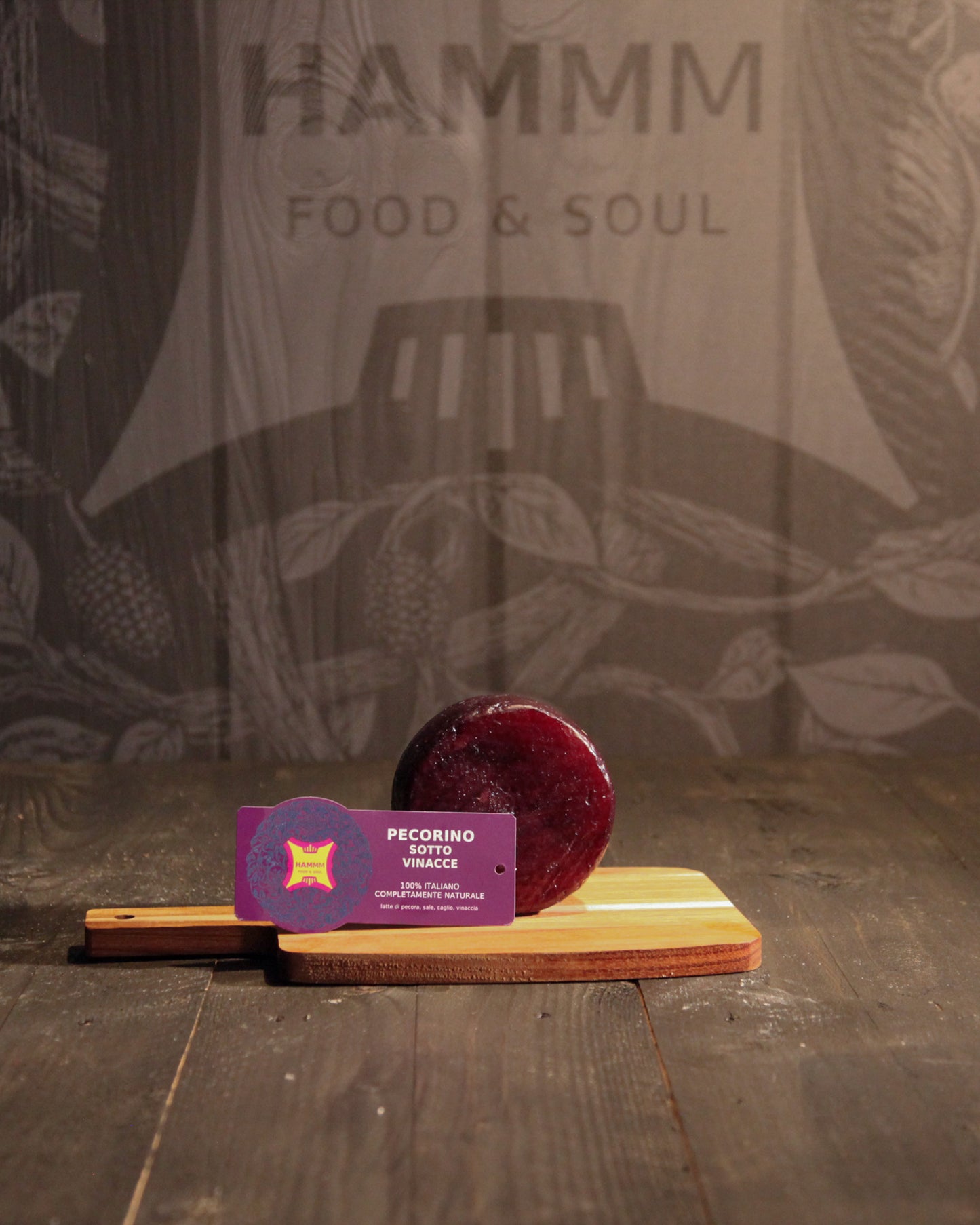 Pecorino cheese in wine