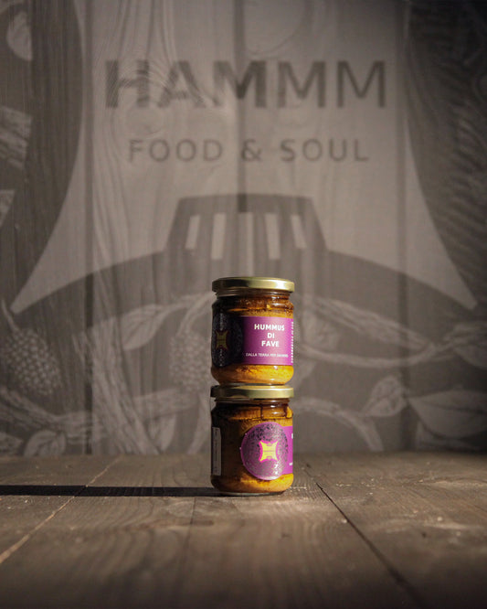 Hummus aus dicken Bohnen